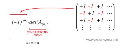 Adjugate matrix (or adjoint of a matrix) - Andrea Minini